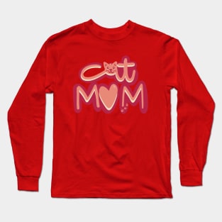 Cat Mom: A Kitty-Inspired Love Long Sleeve T-Shirt